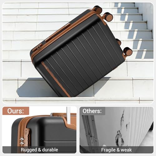 Kono 24 Inch ABS+PC Check-In Suitcase