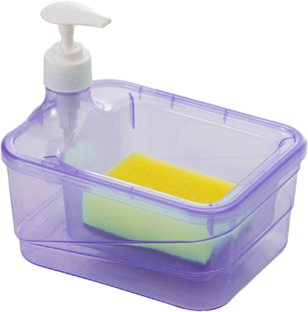 TECNOVIQ Soap Dispenser and Scrubber Holder Soap Liquid Pump Bottle 2 in 1 Gadgets Sponge Included (Multi Colour) (B0CV7VSVB8) Amazon Price History, Amazon Price Tracker