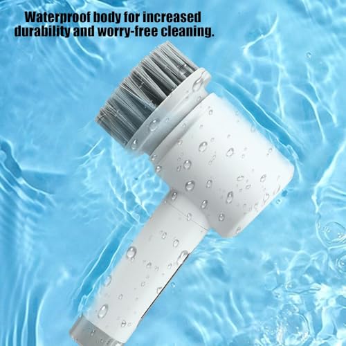 Brosse à récurer électrique pour éliminer le calcaire de douche - 6