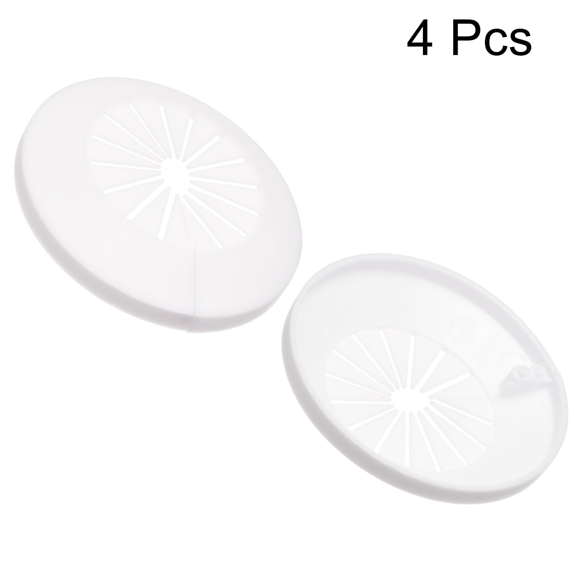 TOP-VIGOR 4pcs 15mm-40mm Pipe Cover Decoration, PP Plastic Escutcheon Pipe Collar for Water Pipe Drain Line - Image 4