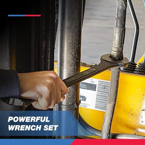 Image of Neiko 03125A Heavy Duty Wrench Set | 6 Piece | SAE | 12-Pt Combination Box Ends