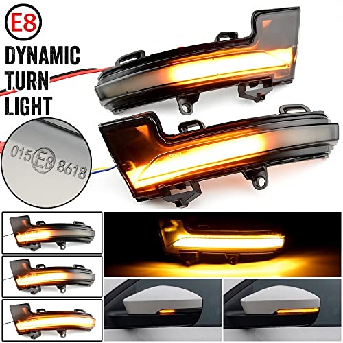 Intermitentes dinámicos para Skoda Octavia Mk3 espejo retrovisor luz sequential 2013-2019 4