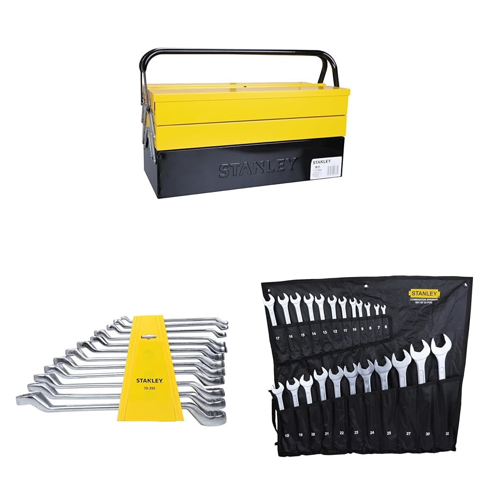 STANLEY 1-94-738 18 460 mm Cantilever Tool Box with 5 Trays & Double Handles for Easy & Convenient (B0BC28XRRK) Amazon Price History, Amazon Price Tracker