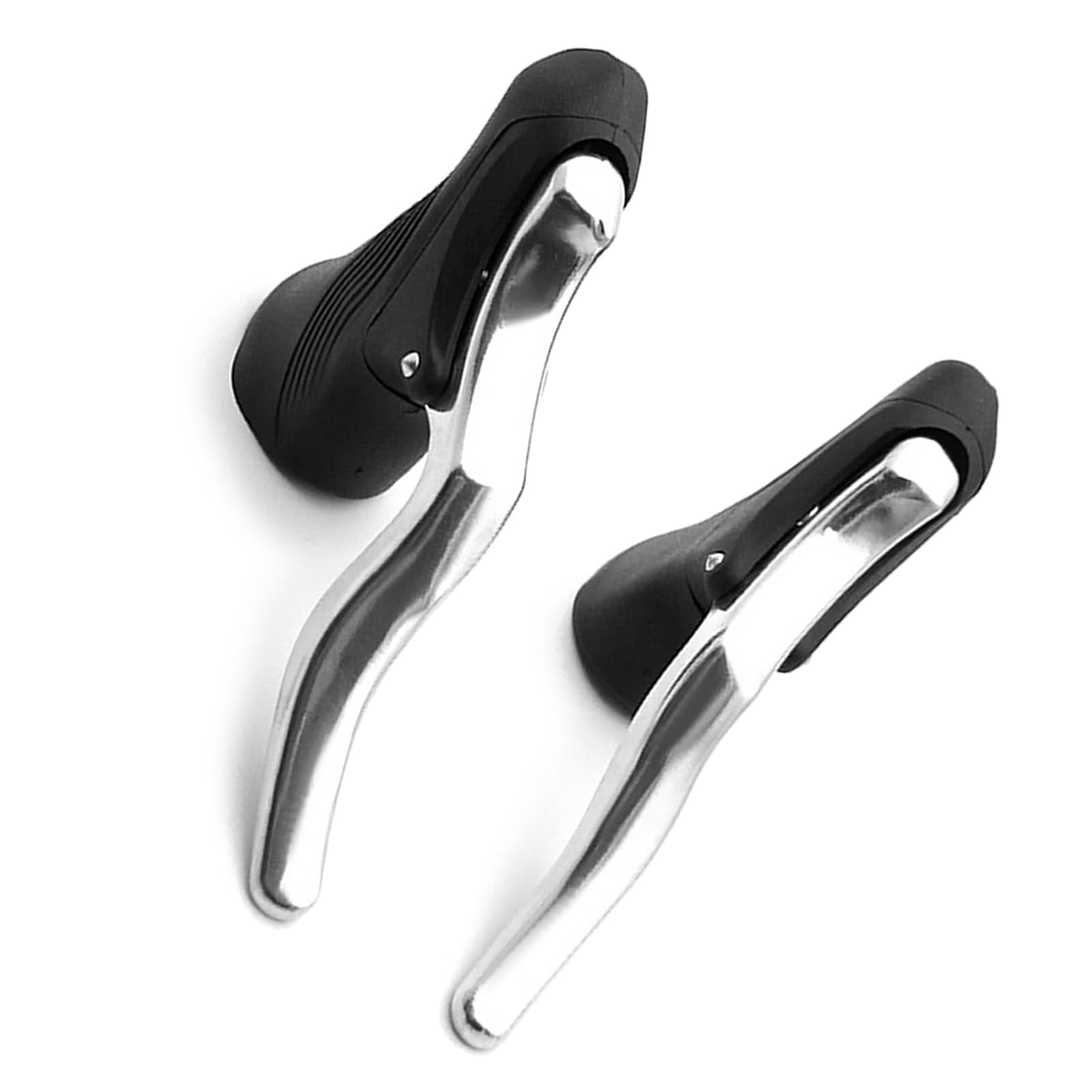 Wakects Road Bike Brake Lever, Universal Hand Brakes Level Abli Abs Abs Hands Hands Handle per il Manubrio da 22,2-23,8 Mm Dia (argento verniciato)
