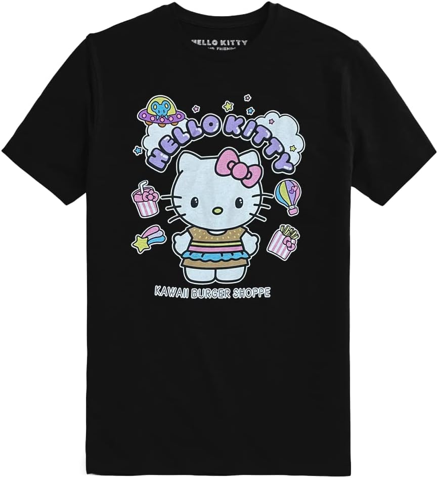 SANRIO Hello Kitty Friends Pochocco My Melody Kuromi Short Sleeve Tee T-Shirt Unisex Crew Neck