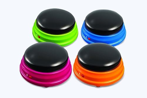 Miniatura 2 de Hunger for Words Set de Inicio de Botones Parlantes - Botones Grabables para Enseñar a Tu Perro a Comunicarse, Juegos de Entrenamiento para Perros