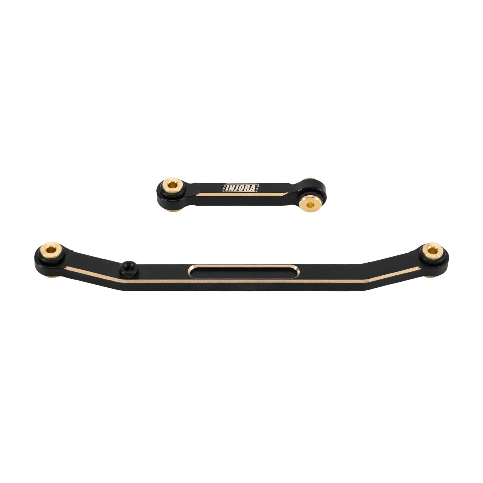 INJORA Brass Steering Rod Links Set -High-Tightening Linkage for 1/24 RC Crawler Axial SCX24 Gladiator Deadbolt C10 90081