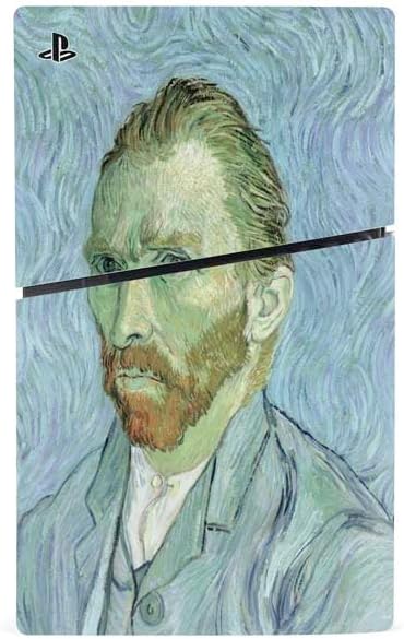 Skinit Decal Gaming Skin Compatible with PS5 Slim Digital Edition Bundle - Officially Licensed Van Gogh Self-Portrait by Van Gogh Design