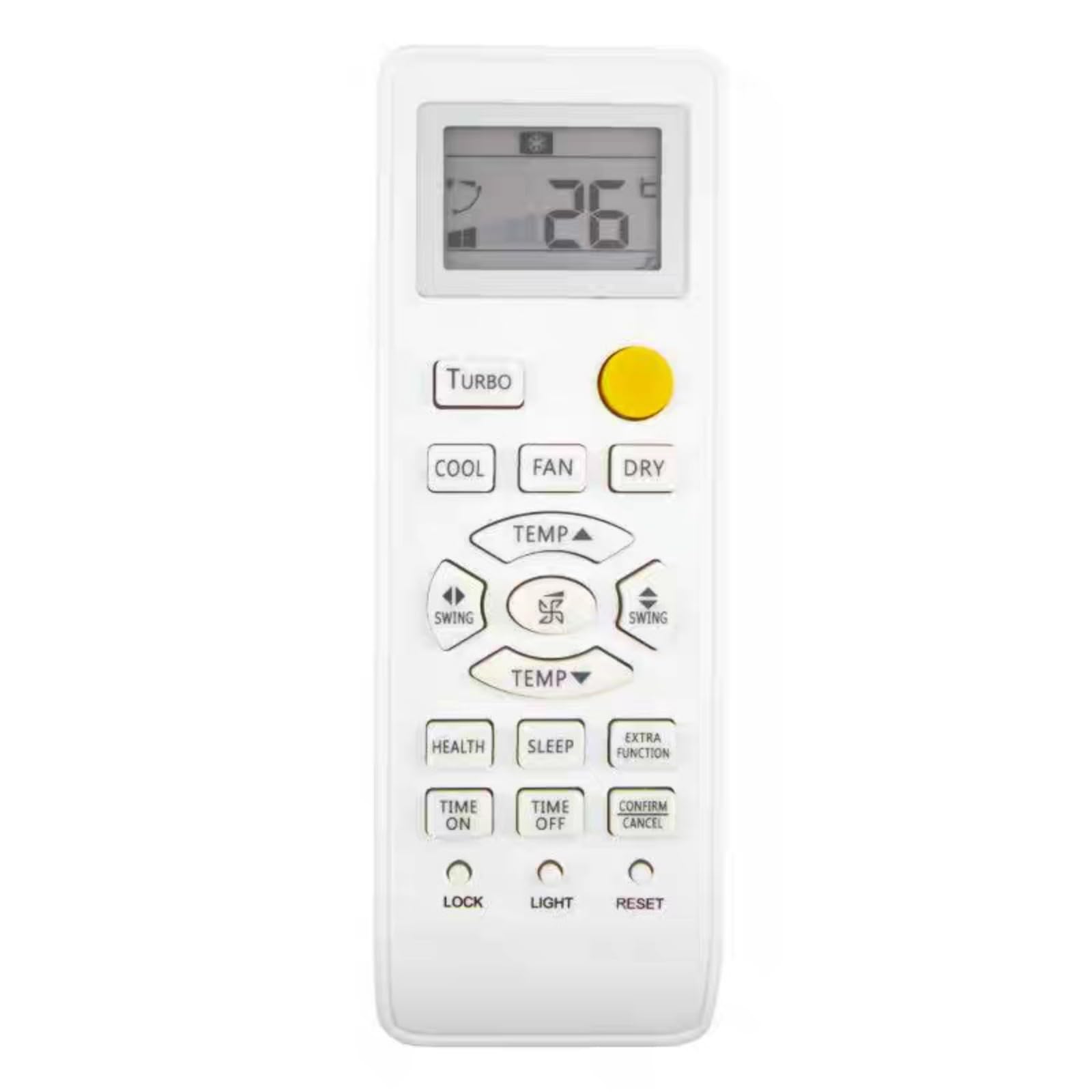 Buxuaaaa Universally Remote Control with Broad Compatibility Suitable for Multiple Devices Texture with Ergonomic Design Wind Speeds Remote