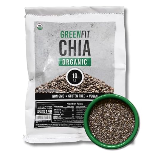 Organic Premium Bulk Chia Seeds (10Lbs)