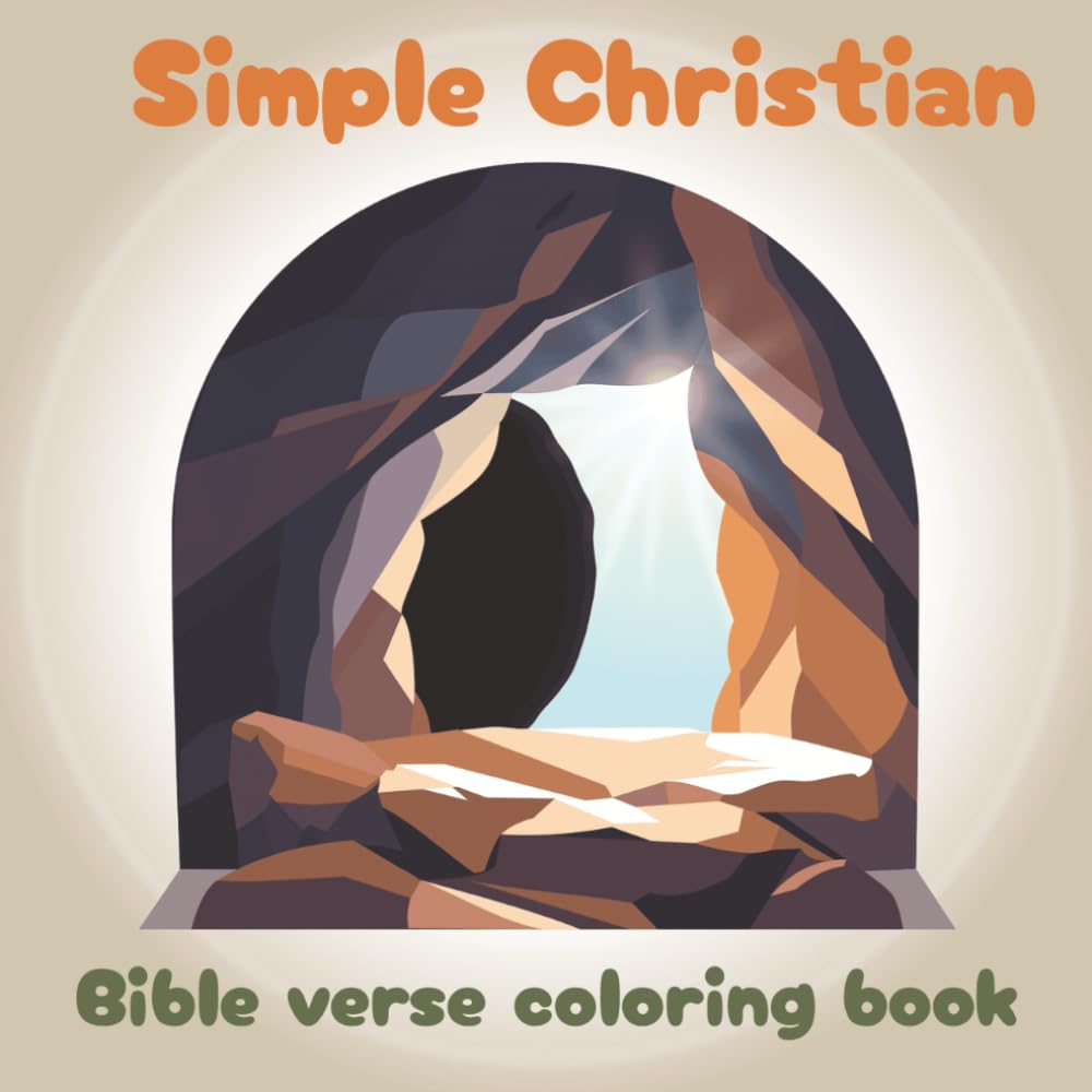 Simple Christian: Bible Verse coloring book