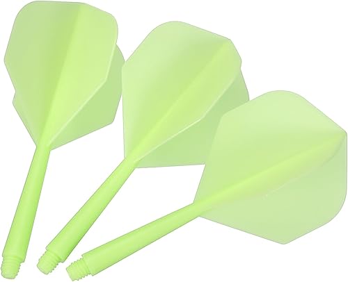 PATIKIL Eje de dardo integrado y vuelos, vuelos de dardos de plástico de tornillo