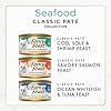 Purina Fancy Feast Seafood Classic Pate Collection Grain Free Wet Cat Food Variety Pack - (Pack of 30) 3 oz. Cans #1