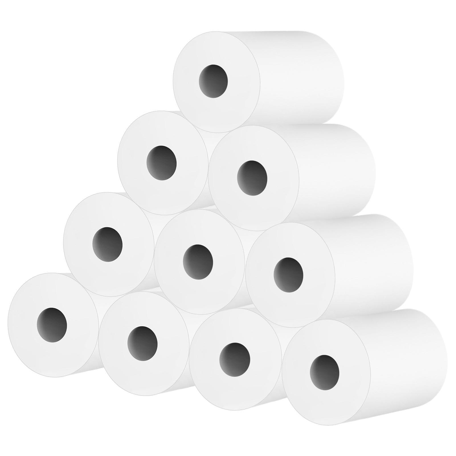 10 Rolls Thermal Paper for Kids Instant Print Cameras 2.24 inch Kids Camera Paper Roll