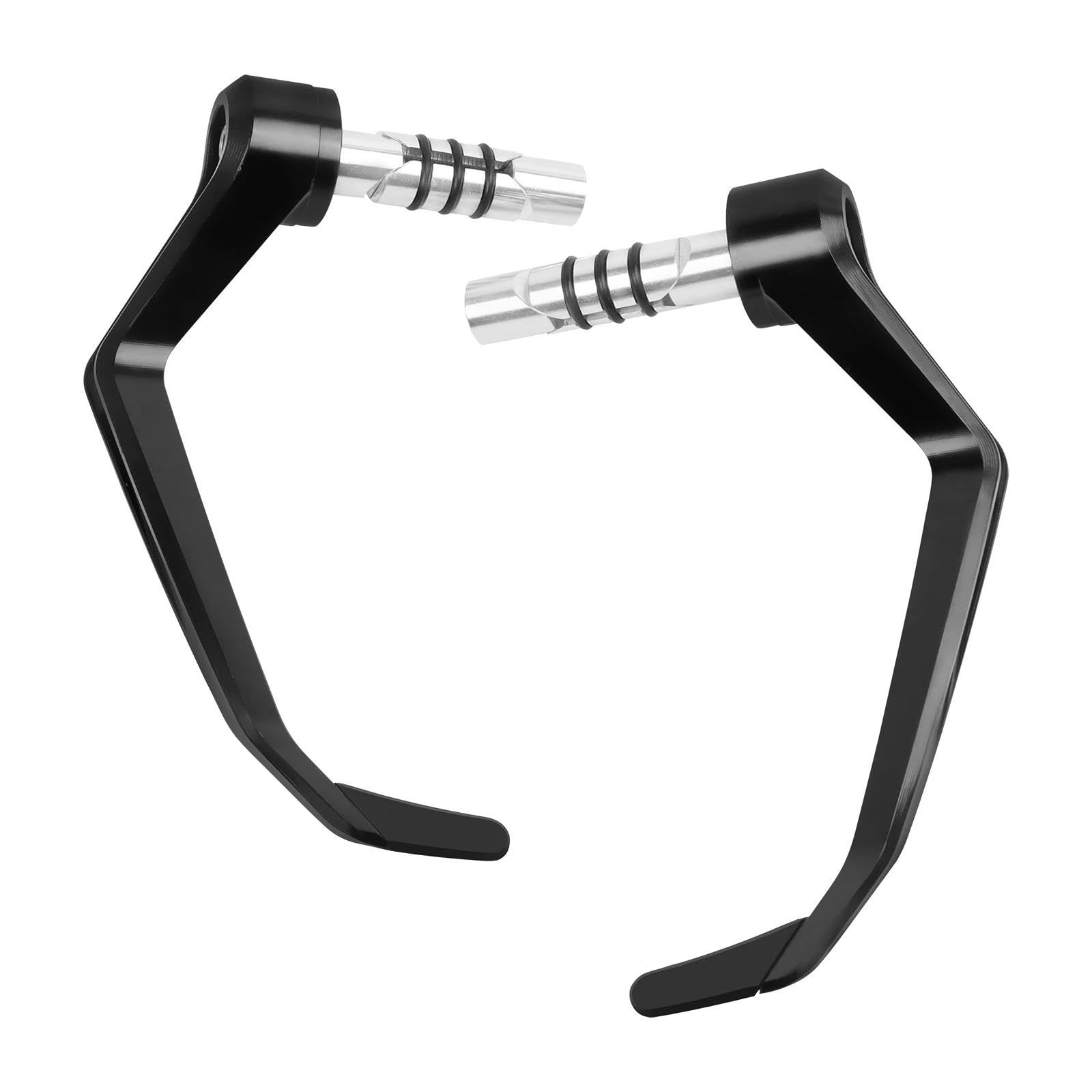 Universal para Manillares De 7/8" (22 Mm) para Motos Deportivas Calle Puños Palancas Freno Y Embrague Guardamanos Protector(Negro)