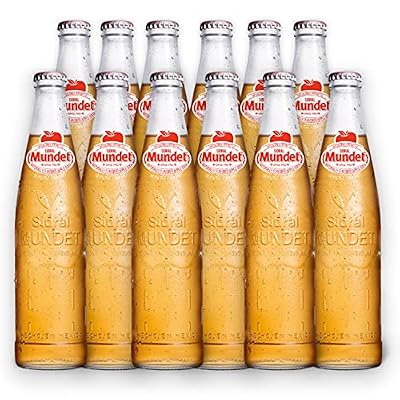 Sidral Mundet Naturally Flavored Apple Soda 12/12 fl. oz. Glass Bottle Case (12-pack)