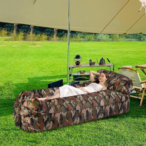 Silla de salón inflable portátil que elimina la incomodidad en el pícnic exterior 3