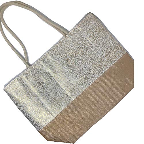 Beach Bag Large for Gym Beach Travel Daily Tote Bags with Top Zipper Closure, Cotton Rope Handles.3