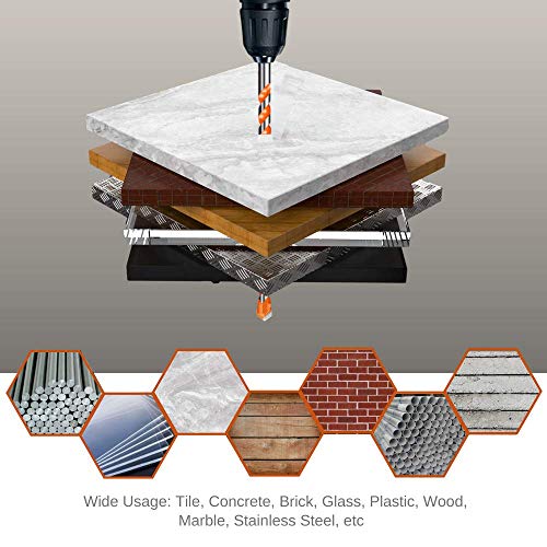 image for HILBERTBROOK 10Pcs Ultimate Drill Bits, Multifunctional Drill Bits, Ul