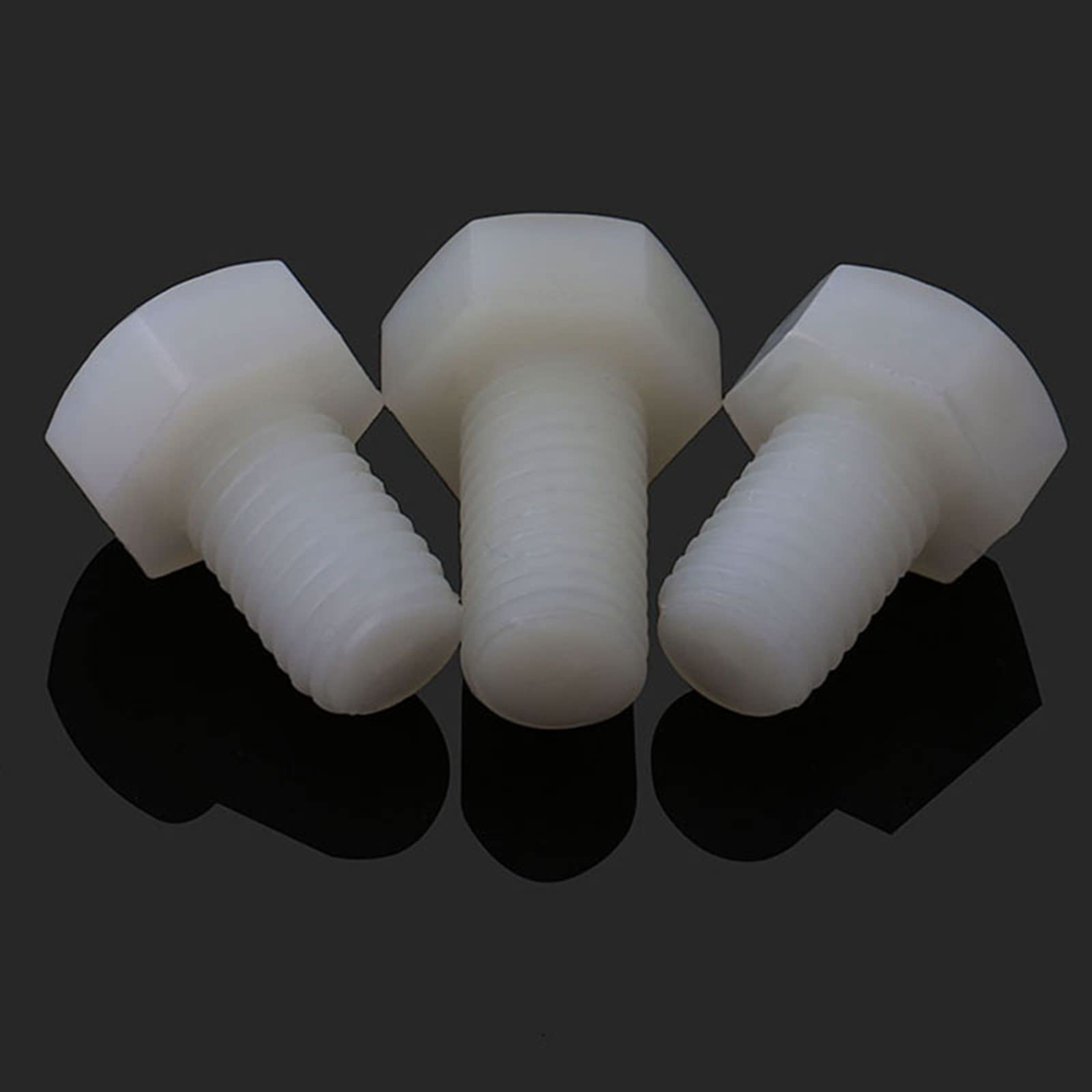 Kit 145 Viti E Bulloni Esagonali In Nylon M3 M4 M5 M6 - Scatola Assortita UK