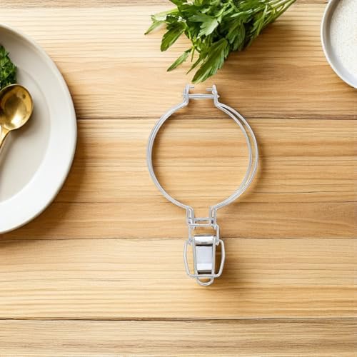 Abrazaderas de acero inoxidable para frascos de vidrio POPETPOP con cierre hermético 8