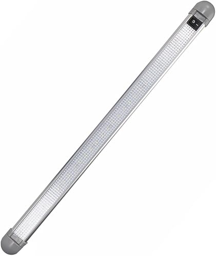 Miniatura 8 de Lightronic Lámpara LED de 9 pulgadas, tamaño compacto, haz blanco frío de 6000 K, luz blanca fría uniforme, 12 V24 V CC, interruptor basculante de