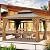 Domi 10' X 14' Hardtop Gazebo Outdoor Metal Gazebo Canopy with Galvanized Steel Double Roof, Wood Grain Aluminum Frame, Curtains and Netting for Patio, Deck, Garden