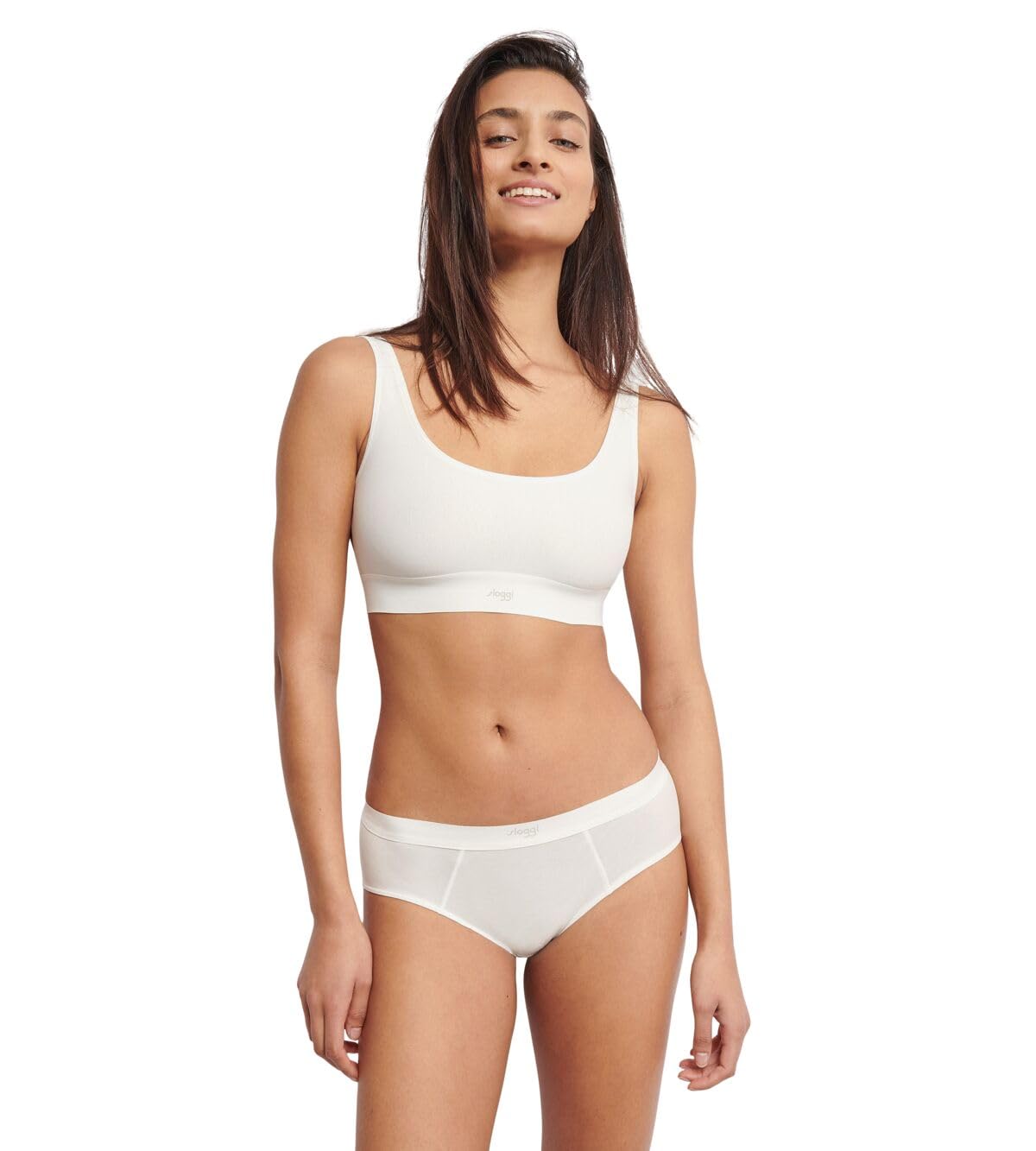 Sloggi Women's Silk White Ever Ease Top Undershirt, Small