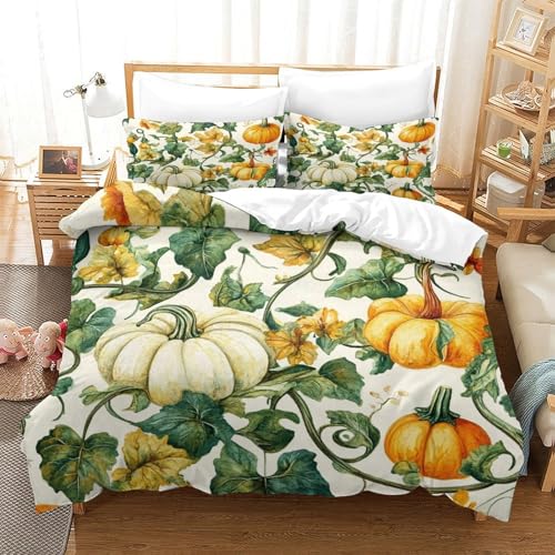 Housse de couette 3D carlin parure de lit 200x200 microfibre imprimée - 3