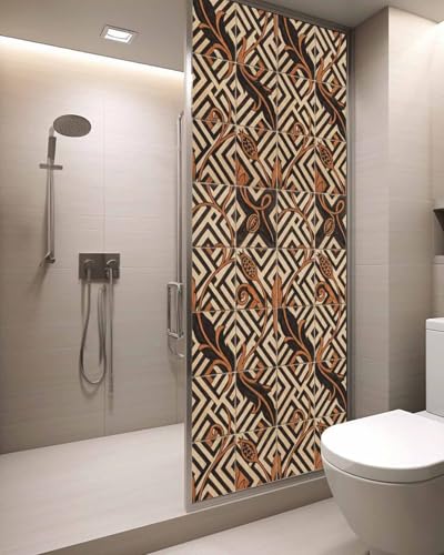 Boho Tribal Window Privacy Film Stained Glass Window Film Decorative