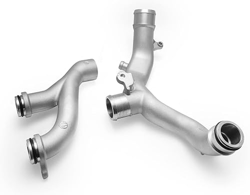 Miniatura 3 de (Parte OEM) LR090630 LR092992 AJ813917 AJ813865 C2Z28536 Bomba de agua de aluminio Termostato Top Crossover Manguera para Land Rover LR4 Discovery