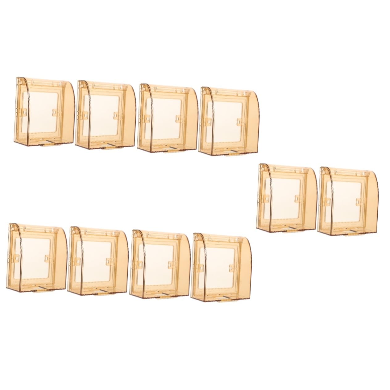 VICASKY 10stücke Babyproof Steckdosenabdeckungen Transparente Kindersicherung Für Elektrische Steckdosen Schutz Für Mädchen Und Kleinkinder Einfache Installation Pack
