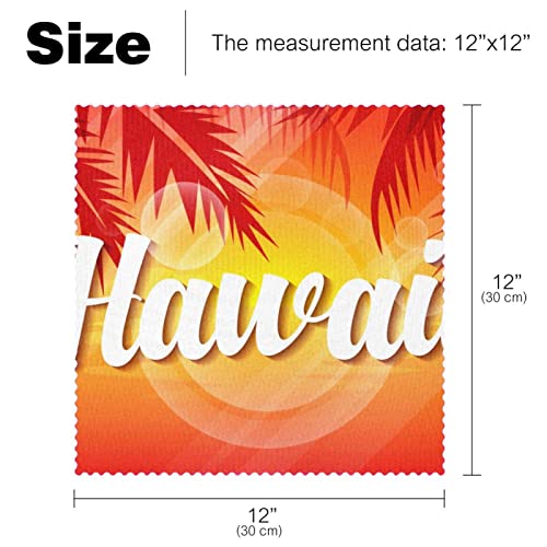 Sets de table Hawaii Sunset antidérapants pour table de cuisine - 3