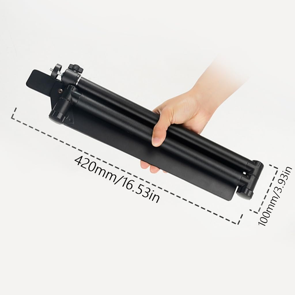 Soporte plegable de escritorio para estudio fotográfico para un almacenamiento fácil y cómodo