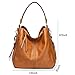 Hobo Bags for Women,DDDH Ladies Handbags Purses Crossbody Shoulder Bucket Bag Faux Leather Camel