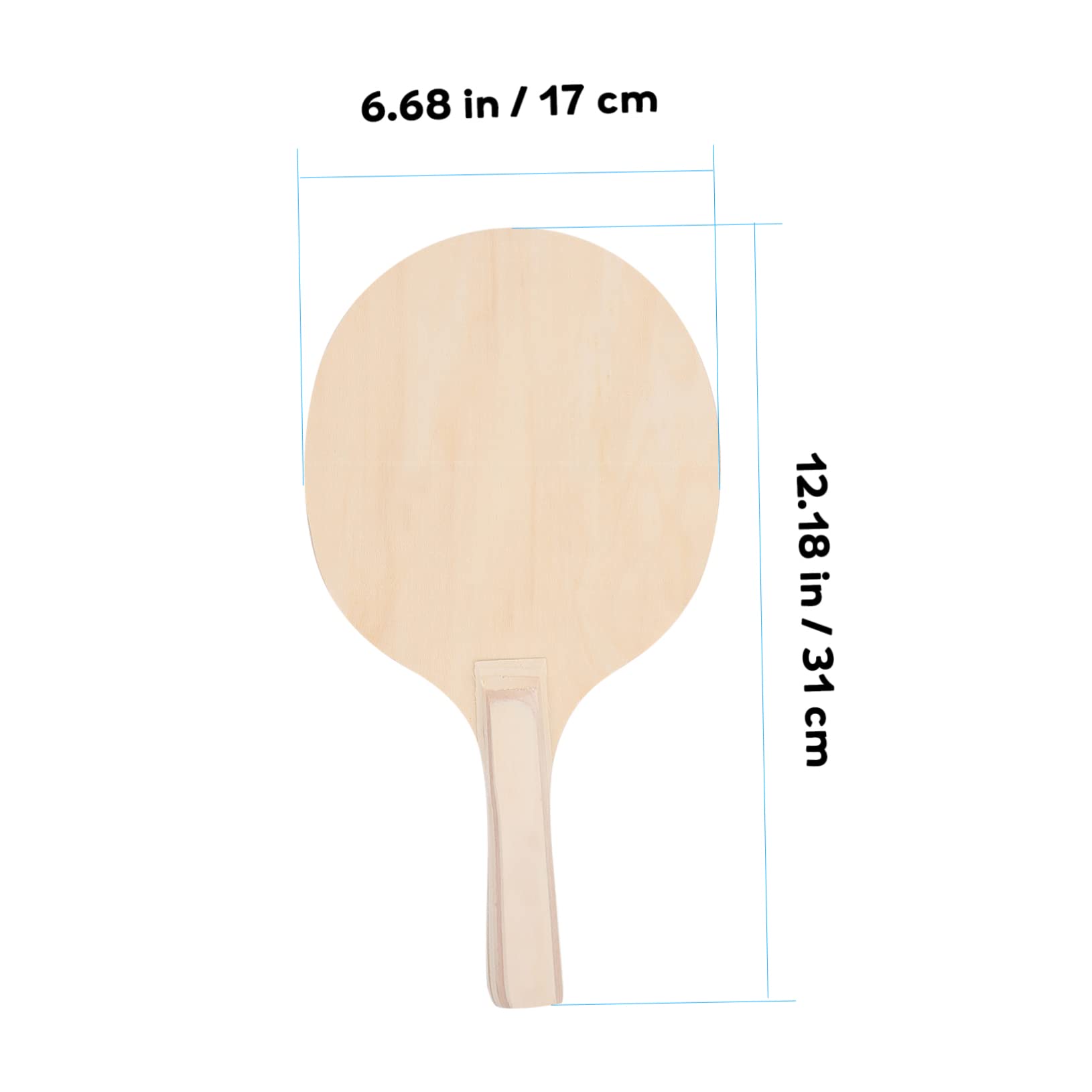 SUPVOX 4pezzi Racchette da Badminton in Legno Racchette da Gioco per Palloni da Spiaggia Leggero e Portatile Buona Elasticità per Tutte Le età Superficie Ampia per Controllo Stabile