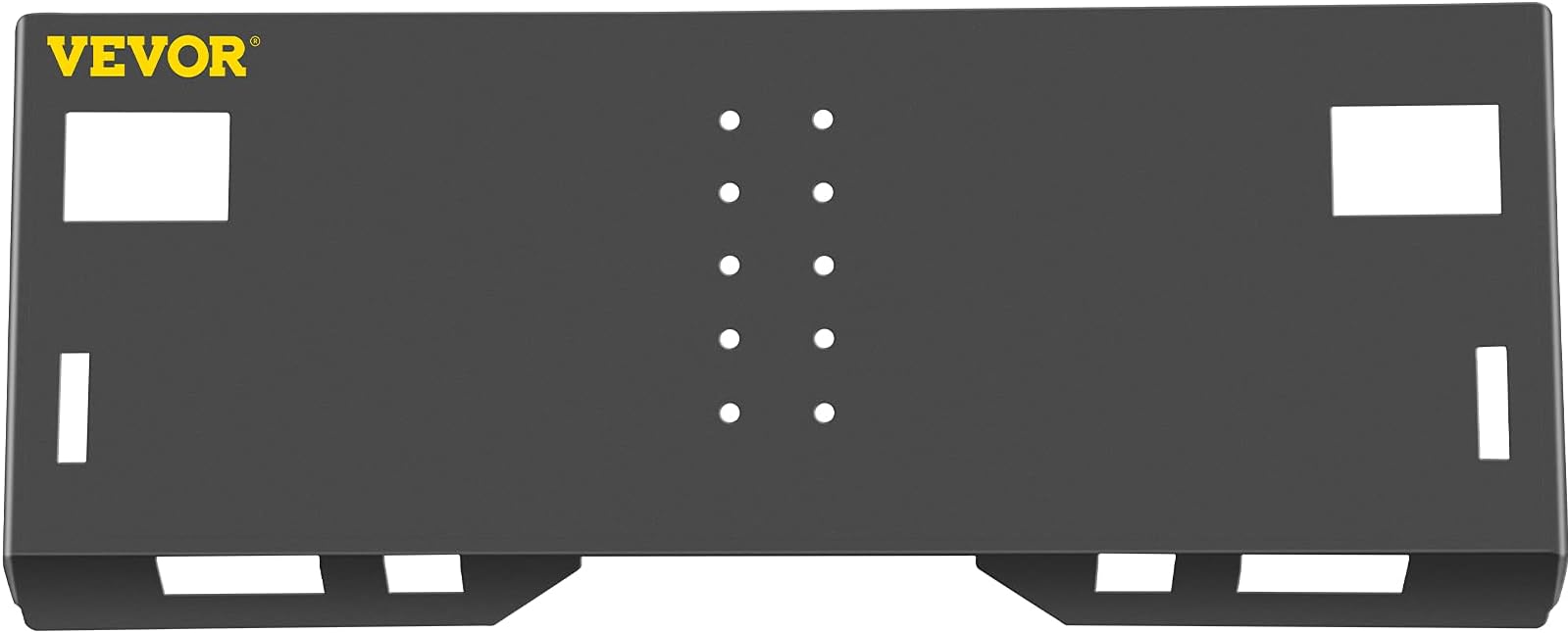 ECOTRIC 1/4" Quick Attachment Mount Plate Skid Steer Compatible With Dingo Ditch