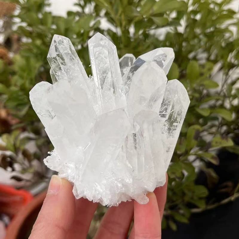 Cristal de cuarzo natural de 400g para decorar salones modernos 7