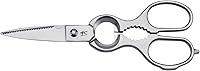 Henckels Heavy-Duty 8-Inch Take-Apart Kitchen Shears - Stainless Steel, Non-Slip Grip, Dishwasher Safe