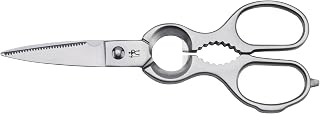 Henckels Heavy-Duty 8-Inch Take-Apart Kitchen Shears - Stainless Steel, Non-Slip Grip, Dishwasher Safe