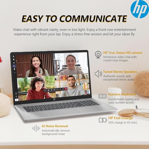 hp Latest 17 Inch Business Laptop 2025, 17.3'' FHD IPS miniatura 5