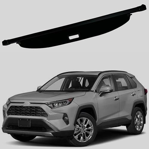 Cubierta retráctil de lona para maletero trasero para Toyota Rav4 2014-2018