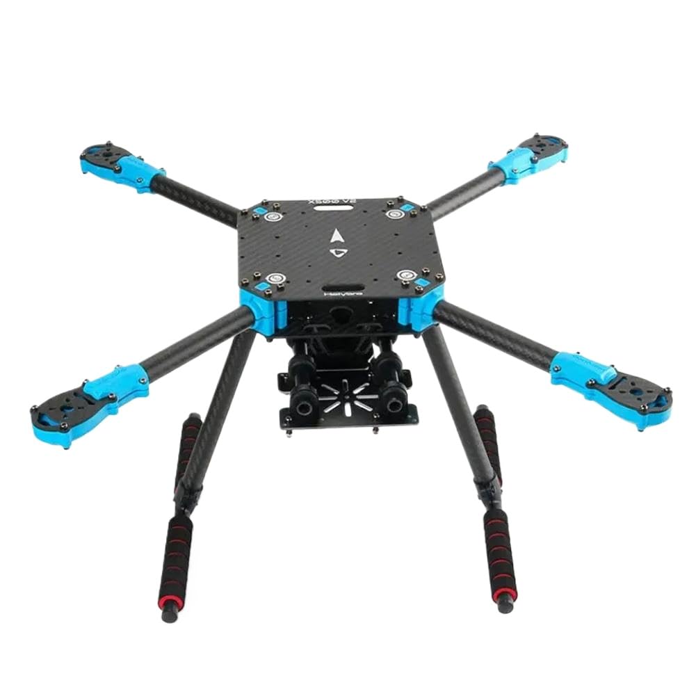 Kit telaio drone FPV compatibile con - X500 V2 interasse 500mm fibra di carbonio ARF con motore brushless 2216 KV920 BLHeli S 20A ESC 1045 elica(X500 V2 ARF Kit)