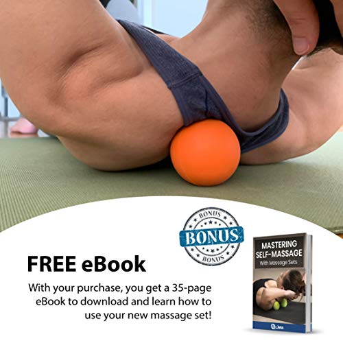 Limm Therapy Massage Ball Set - Spiky, Peanut and Lacrosse Balls for Trigger Point and Myofascial Release, Foot, Neck and Back Pain and Muscle Mobility - Includes Free Carry Bag - Thumbnail 6