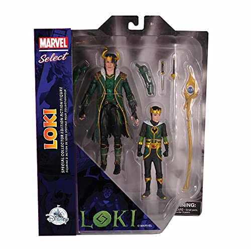 Marvel Select Diamond Loki with Kid Loki Special Collector Edition Action Figure Set