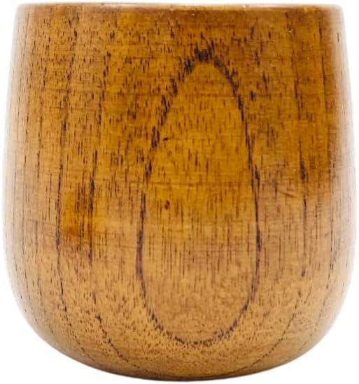 JapanBargain 4079, Wooden Tea Cup Water Coffee Mug Japanese Zen Style Teacup 4 ounce 120ml