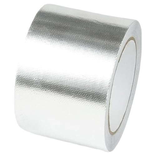 HZCOYIM 3in x 66ft Aluminum Fiber Tape High Temperature Resistant Industrial Foil Sealant Tape Heat Resistant Tape Suitable for Pipe/HVAC/Home Appliances/Metal Repair