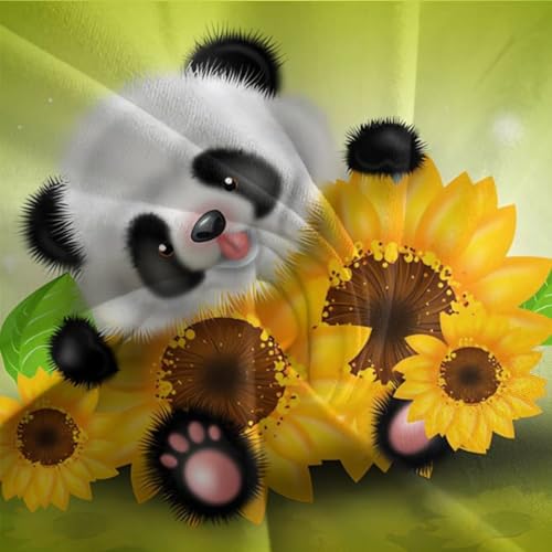 Housse de couette panda avec fermeture éclair en microfibre 3D - 8