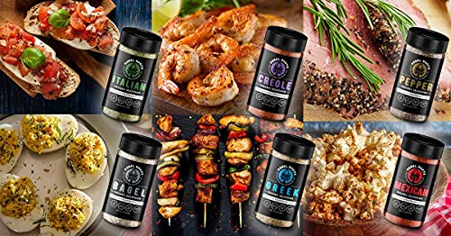 Usda Organic Salt Free Seasoning, No Salt Seasoning, Non-Gmo, Sugar Free Seasoning, Meal Prep Seasoning, All Natural, 100% Made In Usa (Assortment, 6 Pack) #TOP1