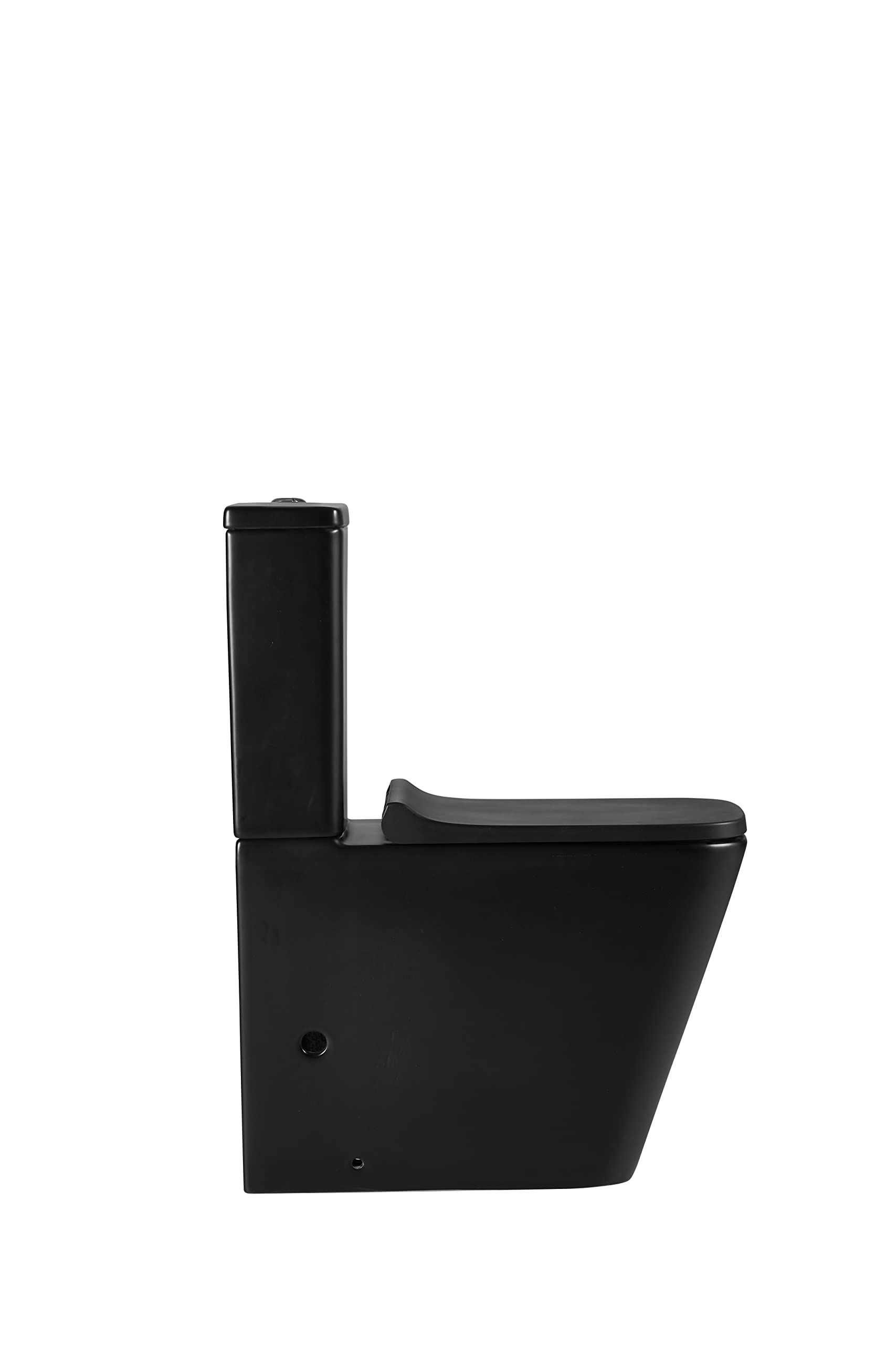 Inodoro BTW Pisa Compacto | 7 Años de garantía | Color Negro Mate | 340x605x810 mm